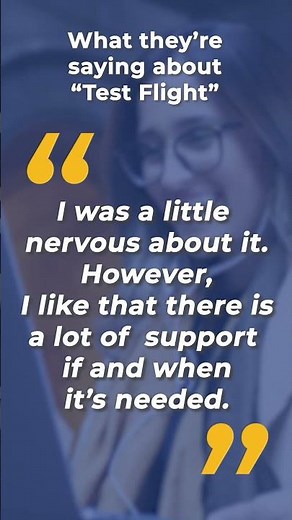 Support when it's needed | Test Flight | CUNY SPS