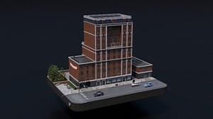 Procedural Building / Low Poly 90s NA Street, Sawyer Sohn
