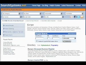 How to find corporations and companies in public records