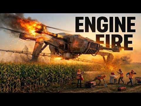 Farm Drone Motor Failure 🔥 | Full Repair Story (Miniature Build)