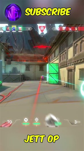 Jett handled it in style | #valorant #valorantshorts