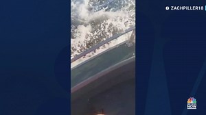Watch: Breaching whale shocks father, son fishing off Jersey Shore