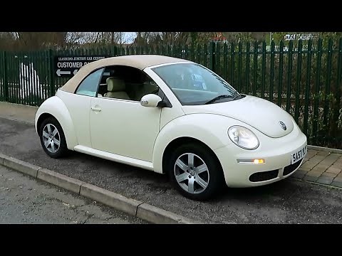 2007 Volkswagen Beetle Convertible 1.6 Luna - Start up and full vehicle tour