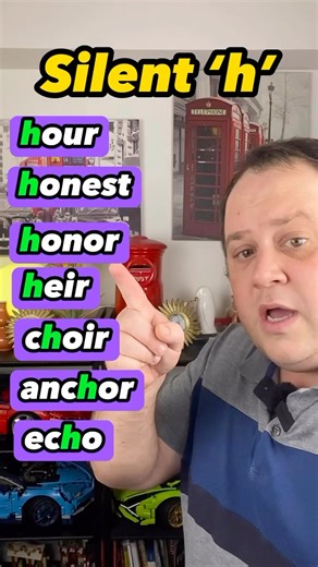 Silent ‘h’ 🗣️ #learnenglish | English Lingo