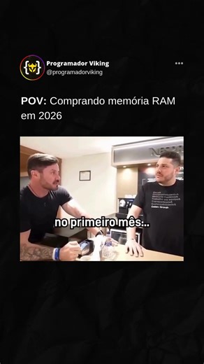 Consórcio de memória RAM #shorts #programação #memes