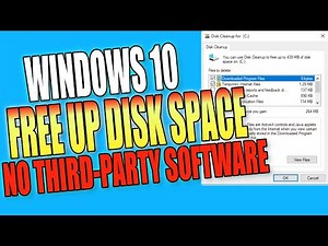 Free Up Disk Space In Windows 10 Without Downloading Third-Party Programs