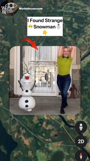 I Found Strange Snowman 😶‍🌫️😱 On Google Maps And Google Earth #shorts #map #earth