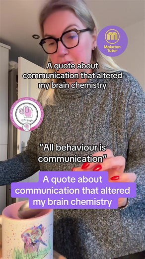 “All behaviour is communication.”What looks like ‘difficult’ is often unmet need, overwhelm or fear. Understanding changes outcomes. The question isn’t ‘how do we stop it?’ It’s ‘what is this child trying to tell us?’ #m#makatonm#makatontutorc#commuication