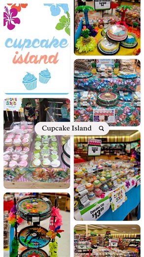 Escape to a world of hand-decorated, tropical-inspired cupcakes! | Community Markets