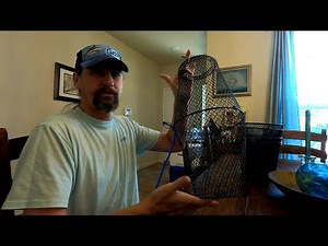 DIY FISH TRAP (Yes it Works) Made from Dollar Store Baskets $3.00 to make