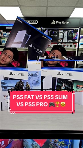 PS5 FAT vs. Slim vs. Pro Comparison