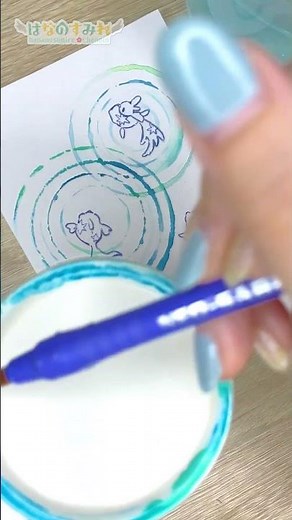 【簡単な水面の描き方】🌠『星を映した金魚』🐟透明水彩イラストメイキング/ 🎨🦜#Shorts #watercolor #watercolorpainting #illustration