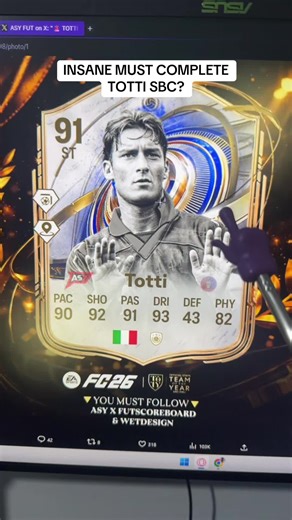 Insane totty sbc, messi Ronaldo pick oh #fc26 #eafc26 #ultimateteam #insidethemind #toty