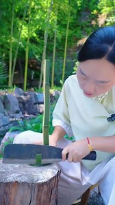 Making an ink pot from bamboo | Viral Post