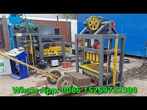 QT40-2 QT4-40 small concrete solid block gal making machine price for Ghana, Tazania