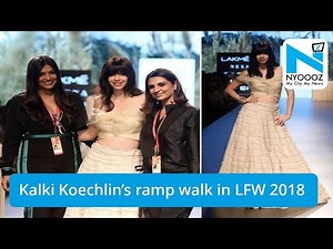 Kalki Koechlin Looks Hot As She Walks Lakme Fashion Week 2018 | NYOOOZ TV