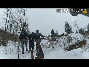 NYSP Body-Worn Camera Trooper Thornhill and Bloodhound K9 Falb track suspect