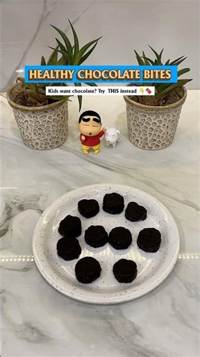 Chocolate Bites #healthy #food #snacks #trending #ytshorts #shorts #fyp #kids