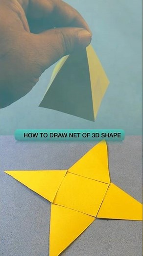 Net diagram from 3D shape _ IB pre diploma & O level #maths