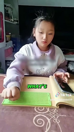 How Blind Children Write and Read in Braille