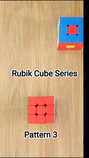 “Rubik’s Cube Design 3 | Easy & Cool Pattern in Seconds!" #shorts #ytshorts #rubikscube #viral
