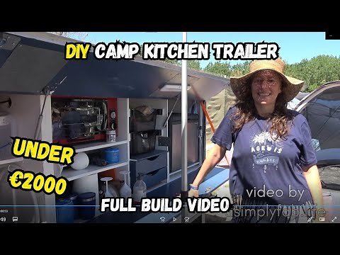 FULL BUILD DIY CAMP KITCHEN TRAILER | From Concept to Finish