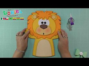 Lion puppet in foam ❤️ Part 4🤩