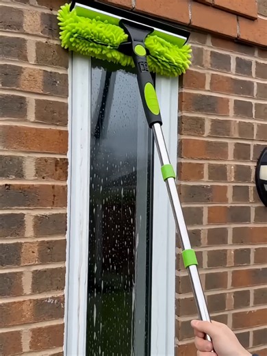 3-in-1 10ft Telescopic Window Cleaning Kit for High Glass