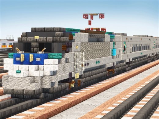 我的世界 Amtrak Acela阿西乐特快列车教程