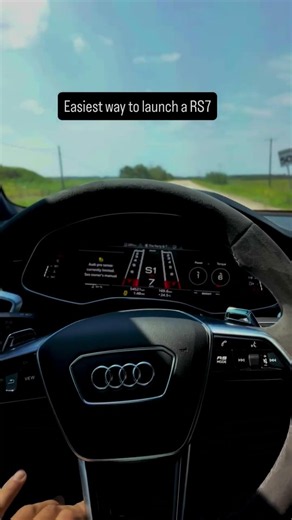 Audi RS7 Pure Acceleration POV! 🏎️💨 Blink and you'll miss it! 🔥#shorts
