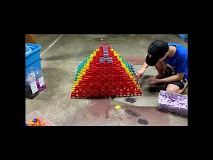 The biggest domino cube-made by me