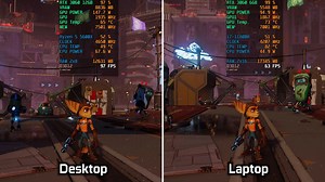 RTX 3060笔记本电脑（6GB） vs RTX 3060台式机(12GB)游戏测试对比