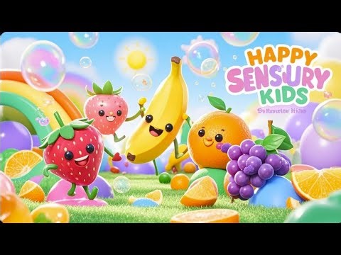 "Touch, Feel & Play with Fruits! 🍍👐 | Sensory Happy Kids"