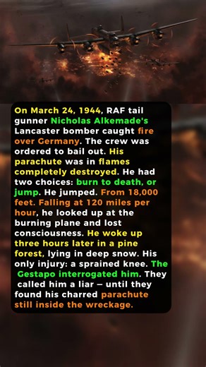 He Jumped Out of a Burning Plane at 18,000 Feet. He Woke Up in a Snow Forest with a Sprained Knee