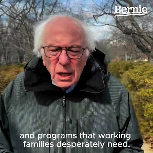 I am once again asking for your financial support to help me travel coast to coast to spread the word about the dangers of Trumpism and the rising power of oligarchs like Elon Musk. Trumpism will not be defeated by politicians inside the DC beltway. It will only be defeated by millions of Americans, in every state in this country, coming together in a strong, grassroots movement. Trump MUST and CAN be defeated. So if you’re with me, please chip in whatever you can to help me reach the American p