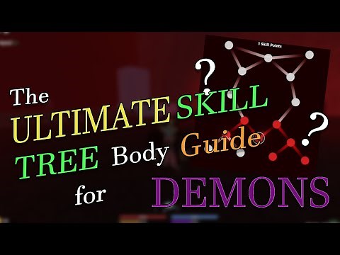 The ULTIMATE Demon Skill Tree Guide for Body | DemonFall |