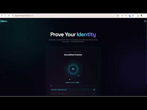 ZKGate — Zero-Knowledge Identity Proof on HashKey Chain | ZKID Hackathon Demo