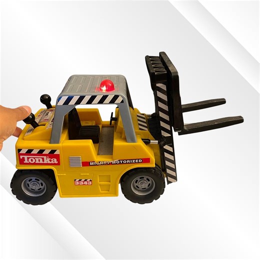 Tonka Mighty Motorized Fork Lift Truck - Etsy