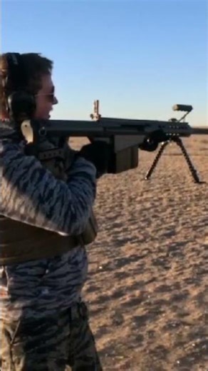 First Time Shouldering the M82A1