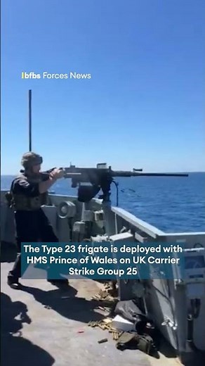 Gunners let fly on HMS Richmond💥