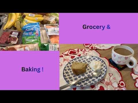 Tesco & Aldi Grocery Haul + Baking a Cake 🍰 | Real Life Shopping & Baking Vlog