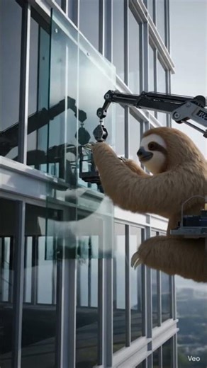 "Sloth Machine Works with Precision!"