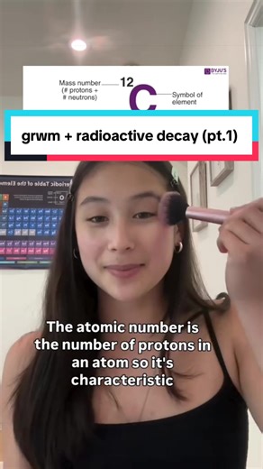 radioactive decay! follow for more chem olympiad content #fyp #chem #ap #stem #grwm