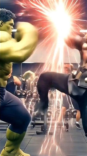 Hulk & Thor fighting 😱😱