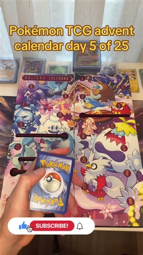 Pokémon advent calendar day 5, from 2025