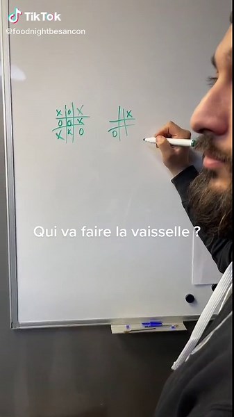 Tic-Tac-Toe Drawing Tutorial on Whiteboard