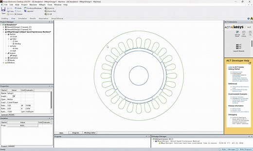 永磁同步电机仿真(Rmxprt建模)