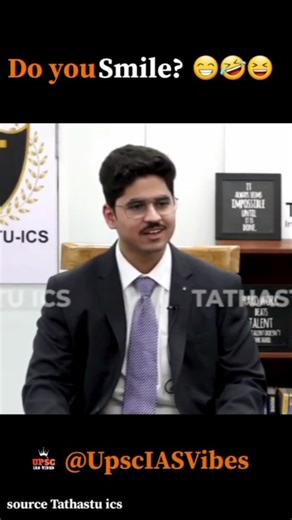 Do you smile 🤣😂😎|UPSC Interview latest