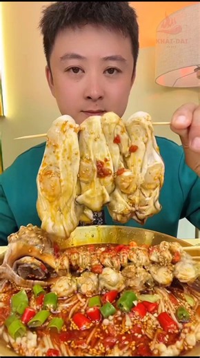 chinese food challenge video.sea mashroom.Part:01. #mukbang #eatingshow