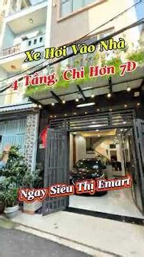 Car access to the house. Right next to Emart Phan Huy Ich shopping center. 4 floors. 4 bedrooms, ...